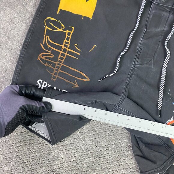 Billabong Board Shorts Jean Michel Basquiat Andy Warhol Men's 30 Swim Trunks - Picture 16 of 16